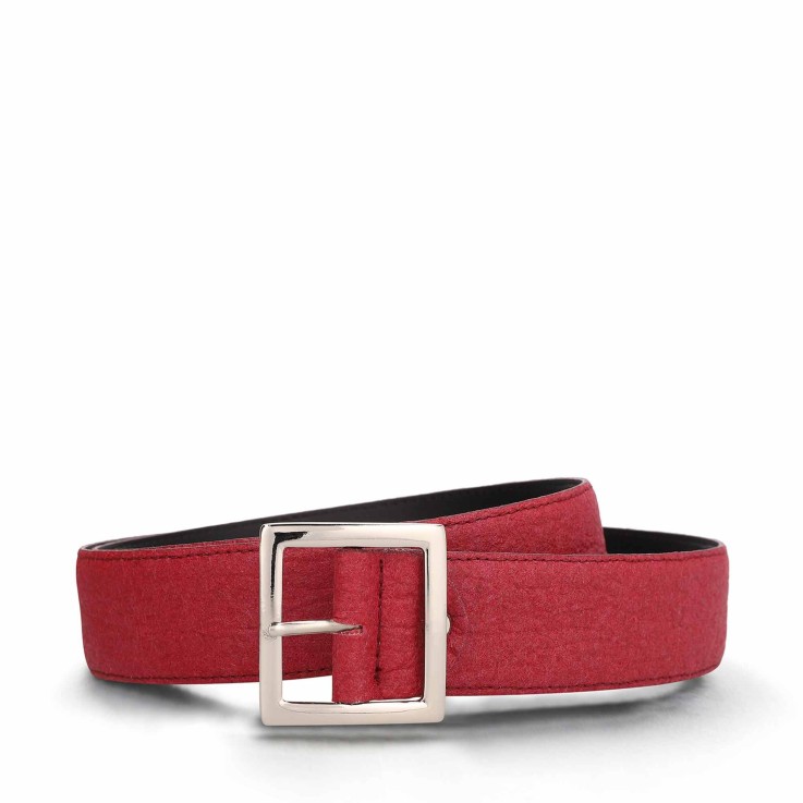 Saldes Red Ceinture femme Cuir Piñatex