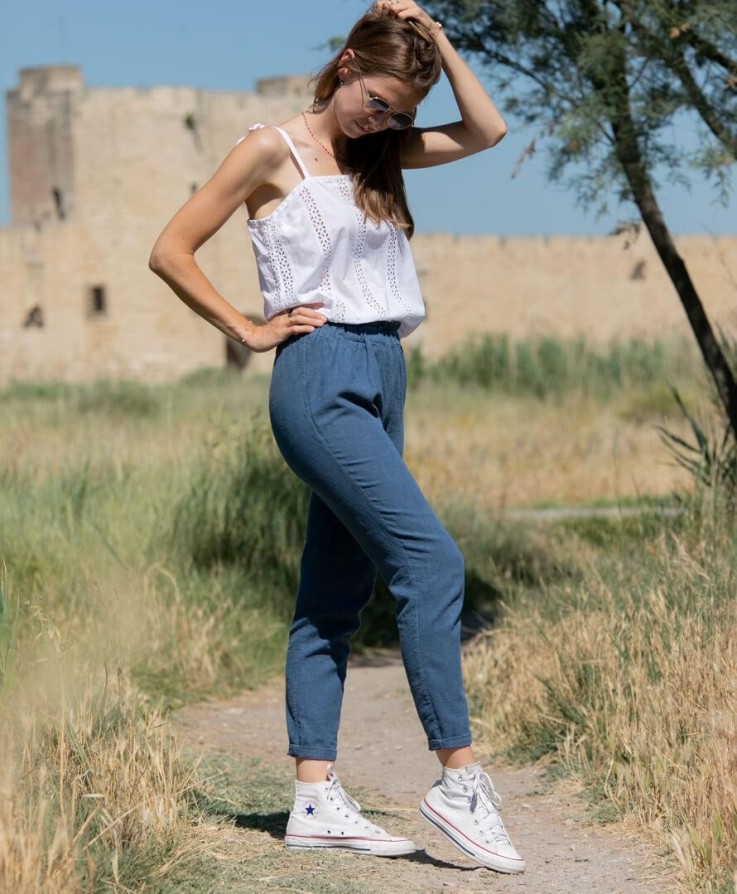 Pantalon Hellébore Lin