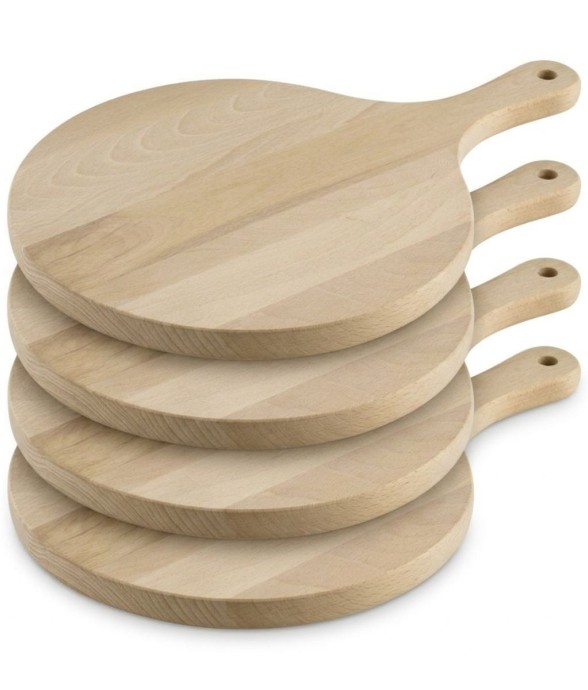 4 planches à pizza 30 cm en...