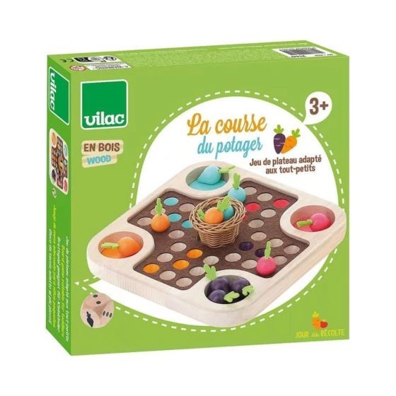 Jeu de société en bois La Course du Potager Jour de Récolte