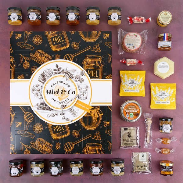 Calendrier de l'Avent Miel & Co - Le calendrier gourmand