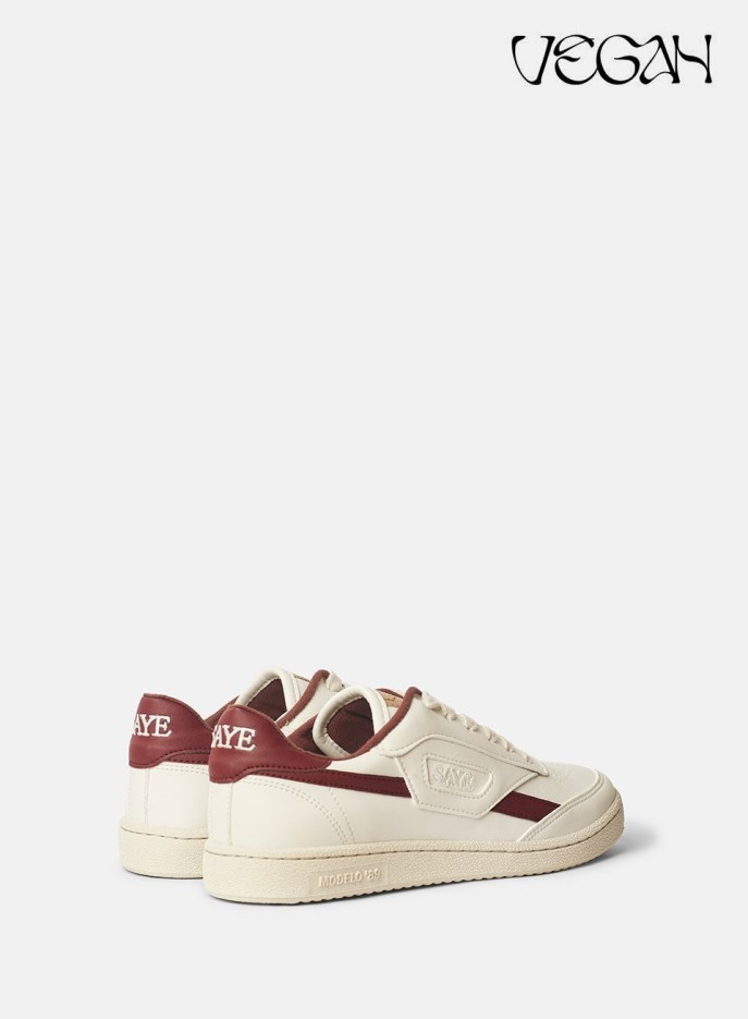 Baskets basses vegan Modelo '89 Garnet