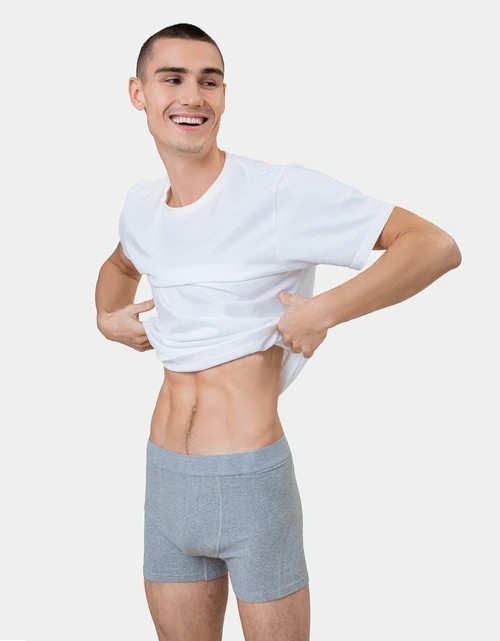 Boxer homme en coton biologique Marine Blue