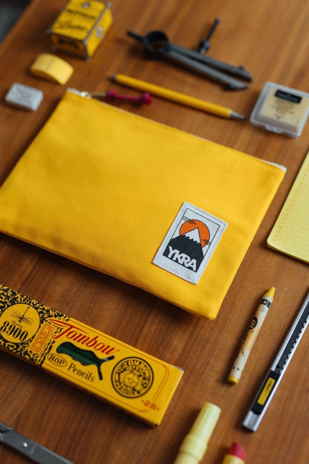 Trousse jaune Pouch en toile de tente