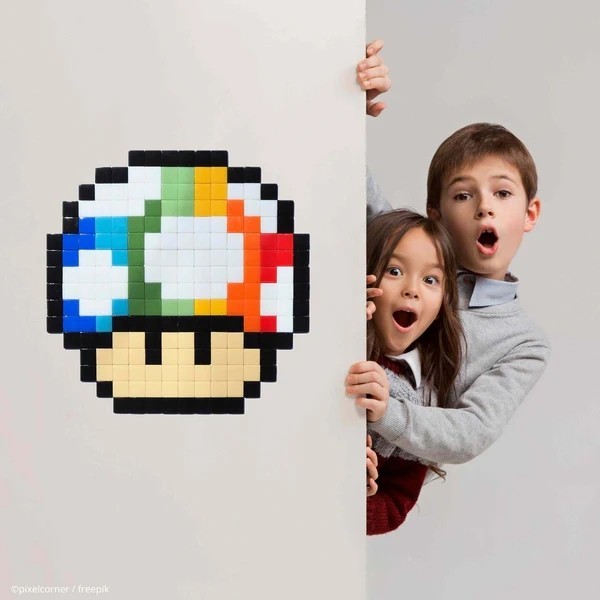 Kit artistique multicolore Rainbow Shroom