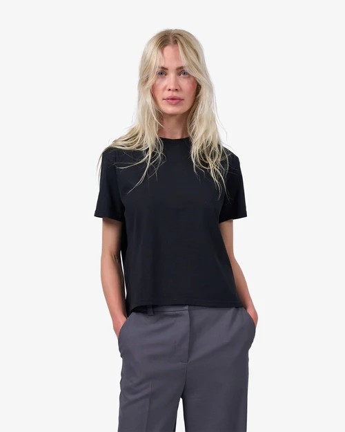 Crop tshirt Boxy en Coton Bio