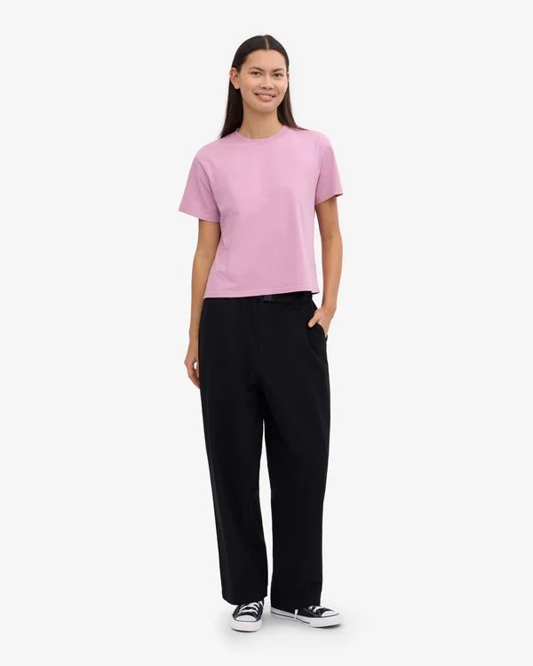 Tee-shirt crop boxy Cherry Blossom