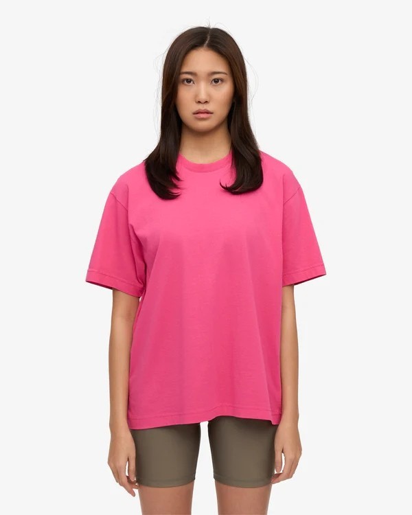 Tee-shirt oversize bubblegum pink