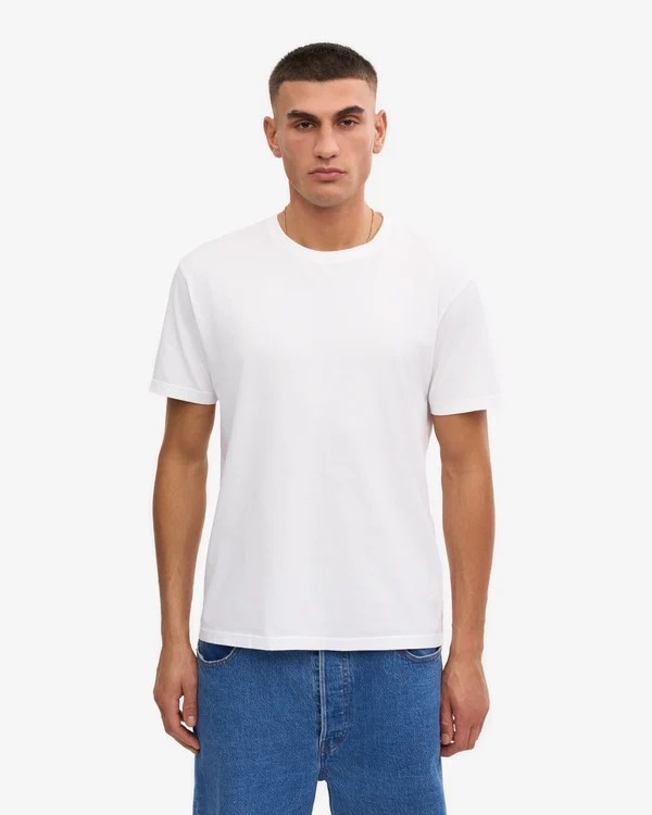 Tee-shirt unisexe en coton biologique Optical White