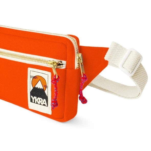 Sac banane orange Fanny, sangle réglable