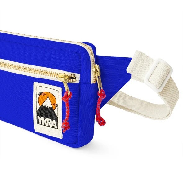 Sac banane bleu uni Fanny