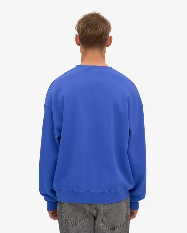 Sweat oversize col rond Sapphire Blue