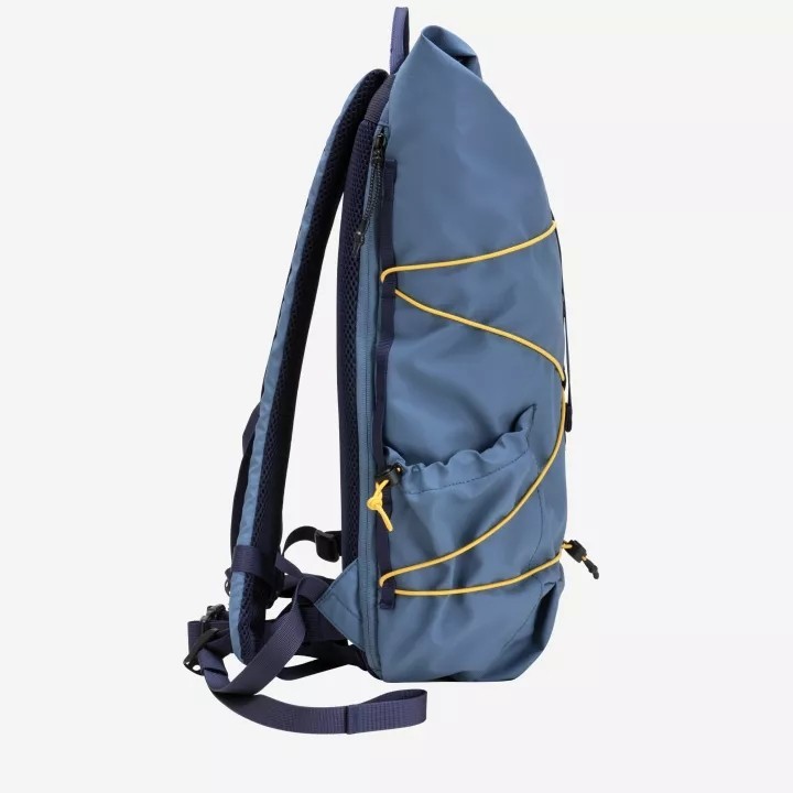 Sac à dos roll top 34001 Steel Blue / Yellow