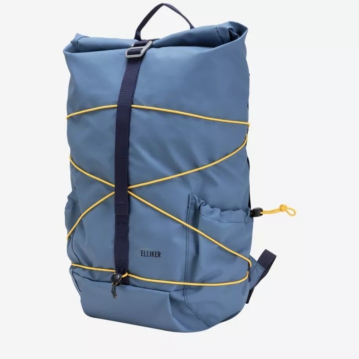 Sac à dos roll top 34001 Steel Blue / Yellow