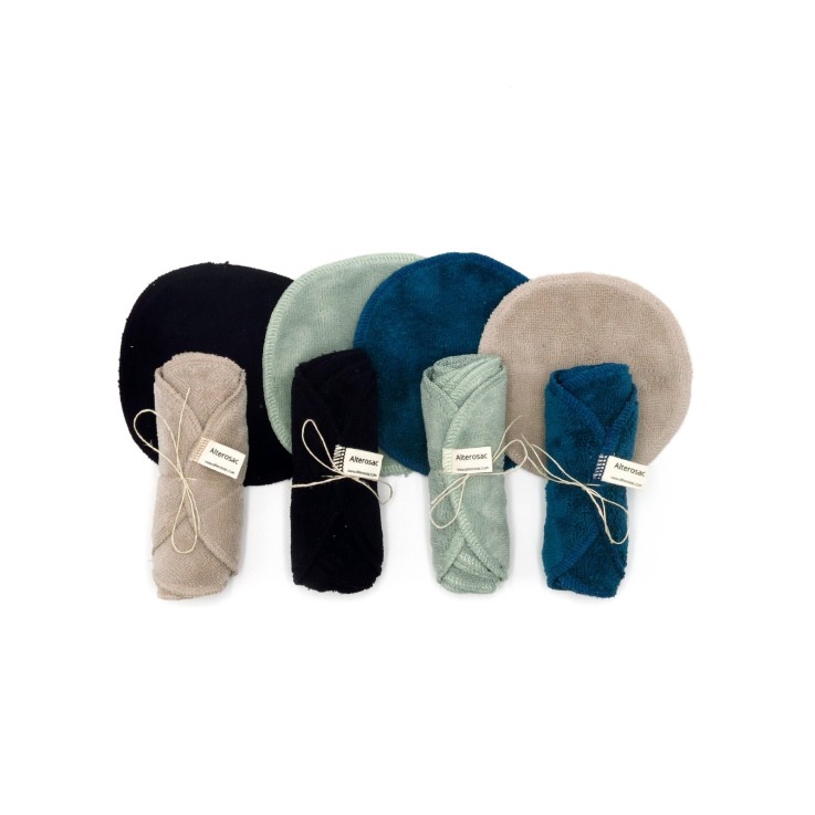 Lingettes lavables en bambou x 5 (M)