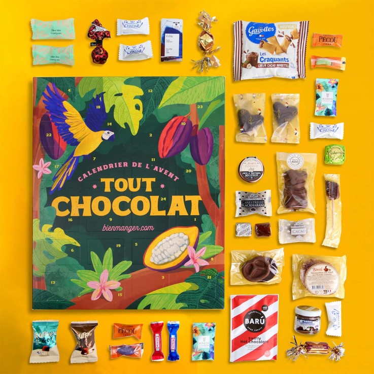 Calendrier de l'avent Tout Chocolat - Le calendrier gourmand