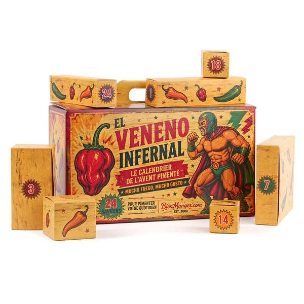 Calendrier de l'avent Tout en Piment - Le calendrier gourmand