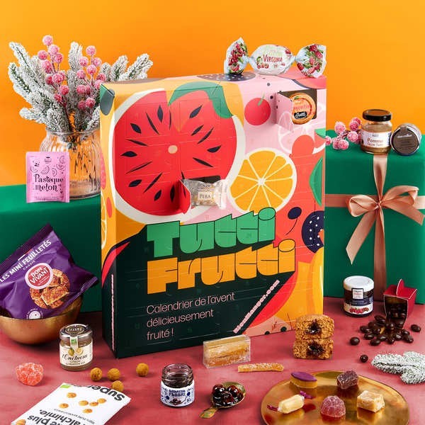 Calendrier de l'avent gourmand Tutti Frutti - Le calendrier gourmand