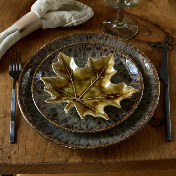 Assiette à Dîner Coupe Plate Roda en grès