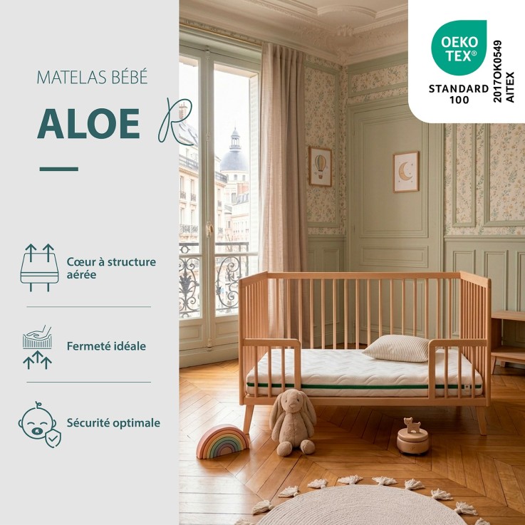 Matelas Bébé Aloe R
