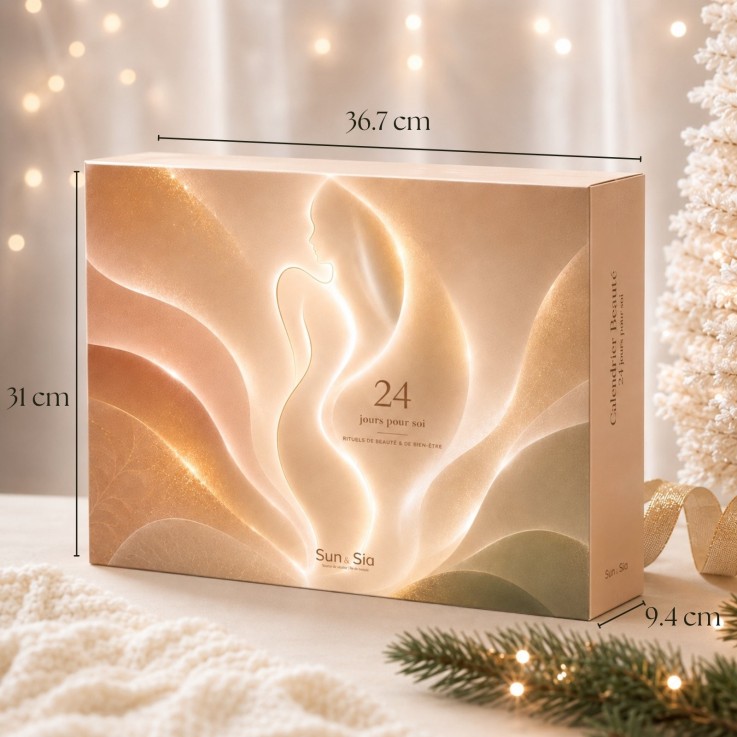 Calendrier de l’Avent Beauté - 24 accessoires de soin, cheveux et maquillage