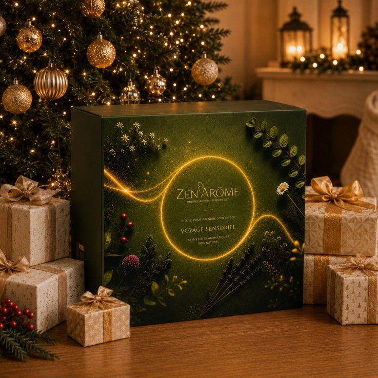 Calendrier de l’Avent d’Aromathérapie - 24 produits avec huiles, synergies et diffuseurs