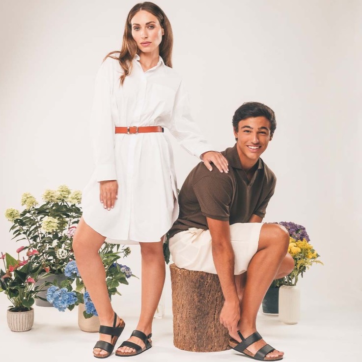 MAK Black Vegan Sandals