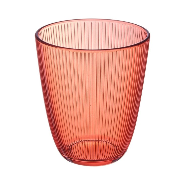 Verre à eau orange 31cl CONCEPTO STRIPY (lot de 6)