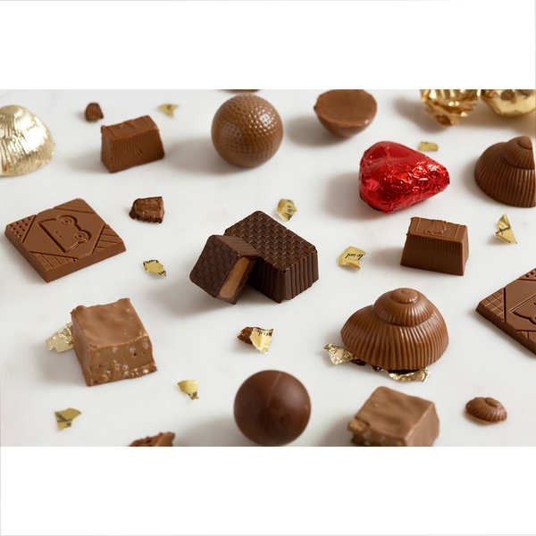 Calendrier de l'Avent 24 chocolats du Chocolat des Français - Un Noël à ski (226g)