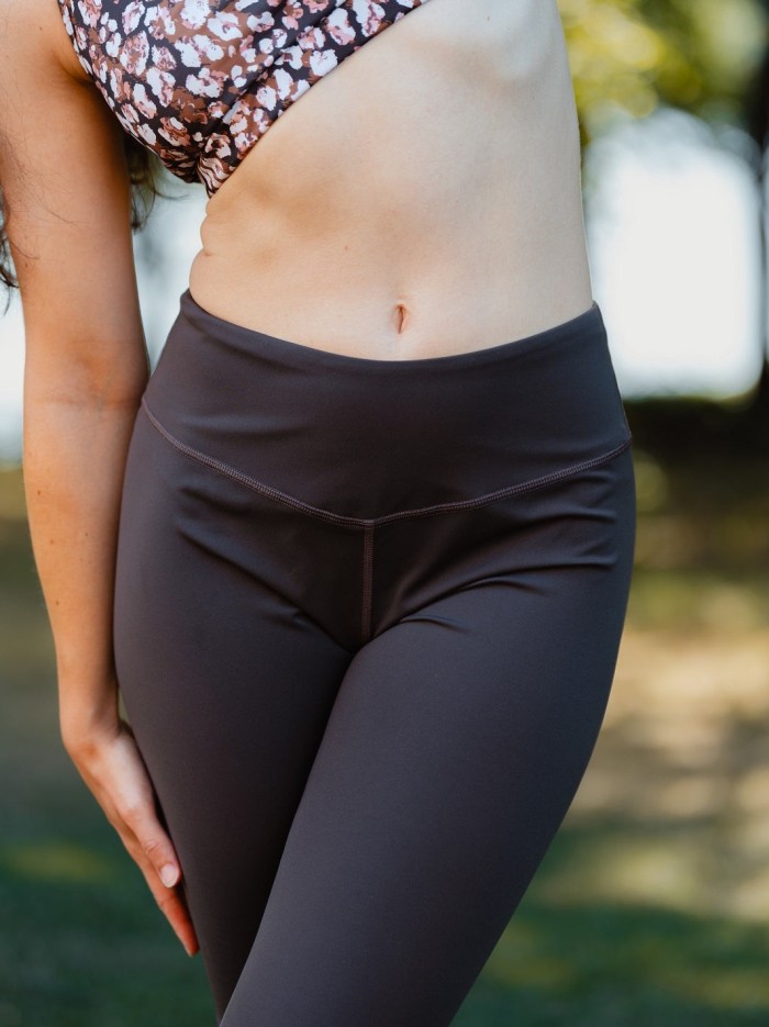 Legging Yoga Colibri Flow Long Moka (plus 1,70m) Fibres Recyclées