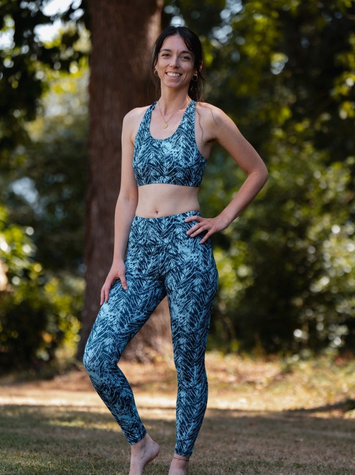 Legging Yoga Colibri Flow Court Sillage (moins 1,70m) Fibres Recyclées