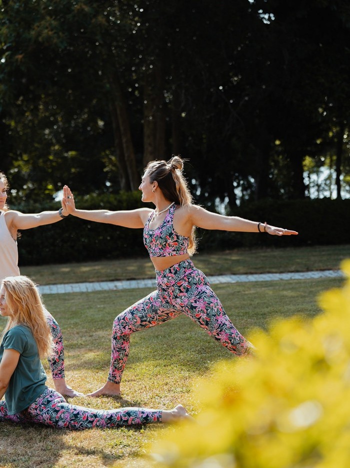 Legging Yoga Colibri Flow Long Floraison (plus 1,70m) Fibres Recyclées