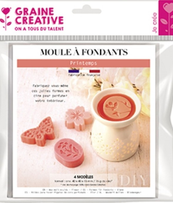 MOULE 4 FONDANTS A BOUGIE...