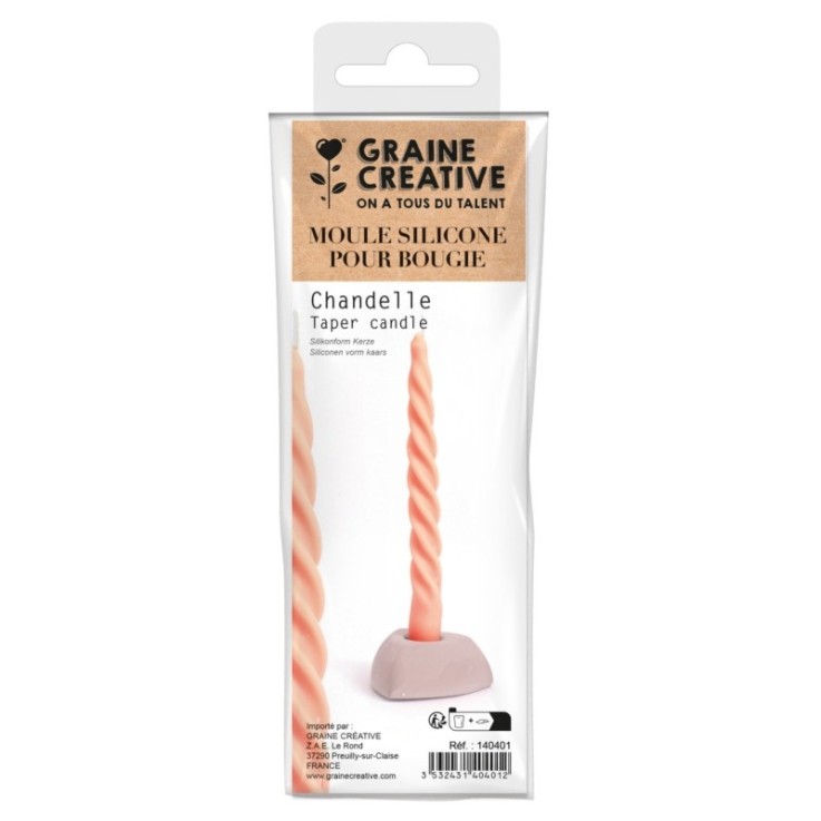 MOULE BOUGIE SILICONE - CHANDELLE