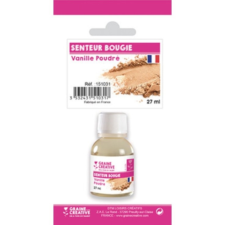 SENTEUR BOUGIE VANILLEE POUDREE 10 ML