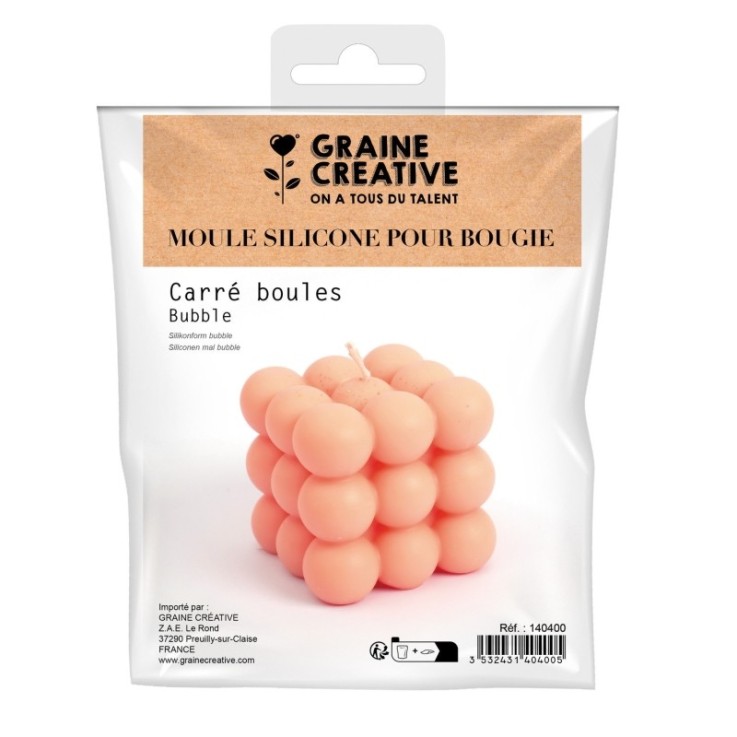 MOULE BOUGIE SILICONE - BUBBLE