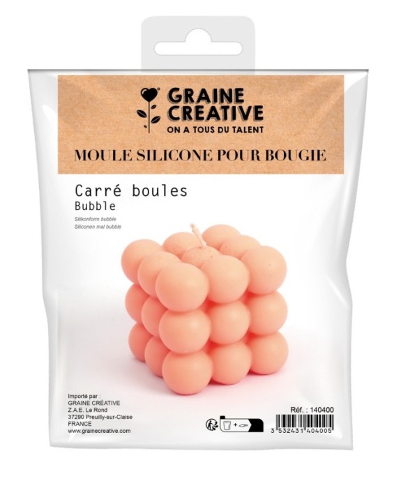 MOULE BOUGIE SILICONE - BUBBLE