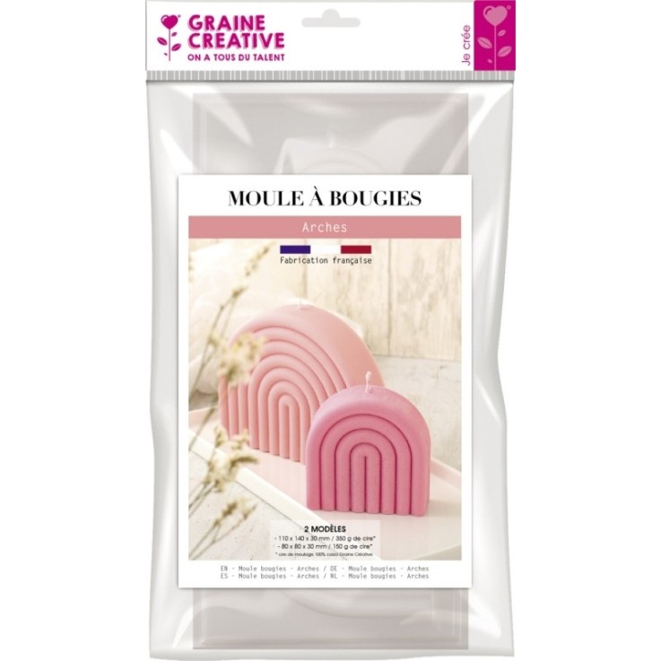 MOULE THERMOFORME 2 FORMES ARC EN CIEL