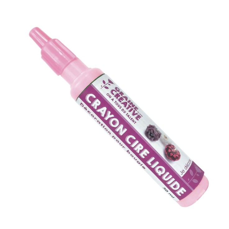CRAYON POUR BOUGIE 30ML ROSE