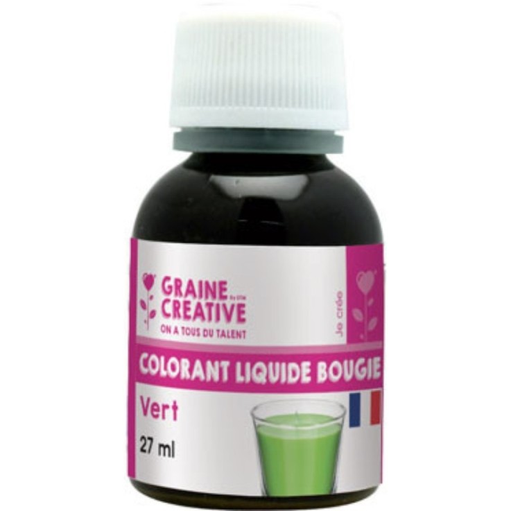 Colorant liquide pour bougie 27 ml Vert