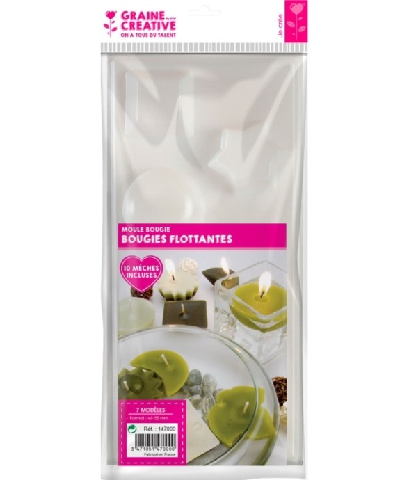 Moule pour bougie flottante...