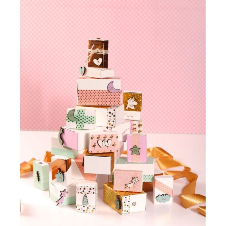 Lot de 12 boîtes d'allumettes à décorer - 8 x 5 x 3,5 cm