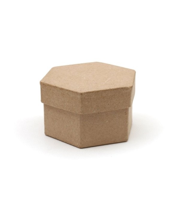 Boîte hexagonale en carton...