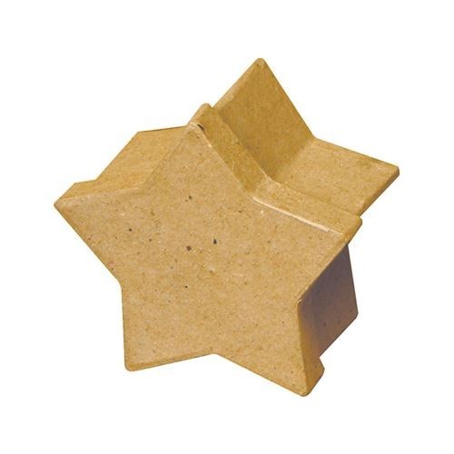 Boîte en carton en forme d'étoile - 8 x 5 cm