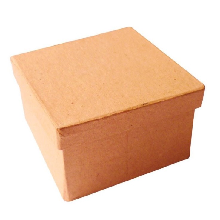 Boîte carrée en carton - 8 x 8 x 5,2 cm