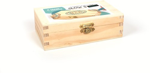Boîte en bois à décorer Slow & Art - 145×90×45 mm