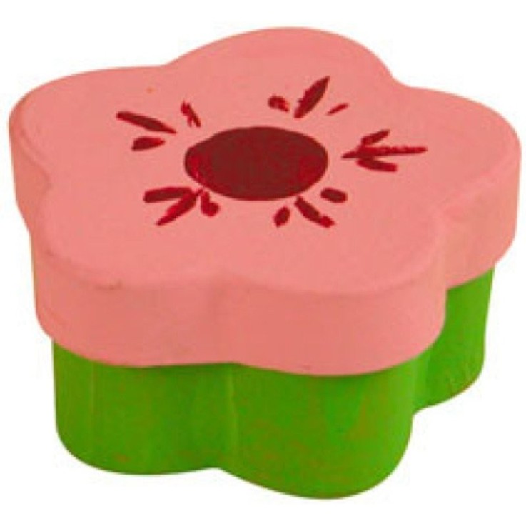 Boîte fleur en carton à décorer - 8,6 x 4 cm