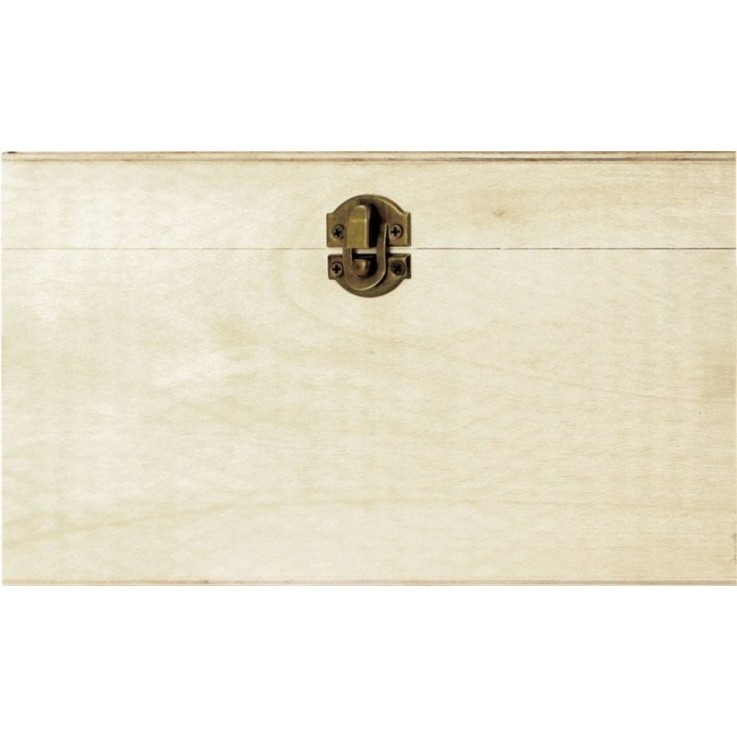 Urne en bois à décorer - 24 x 13 x 16 cm