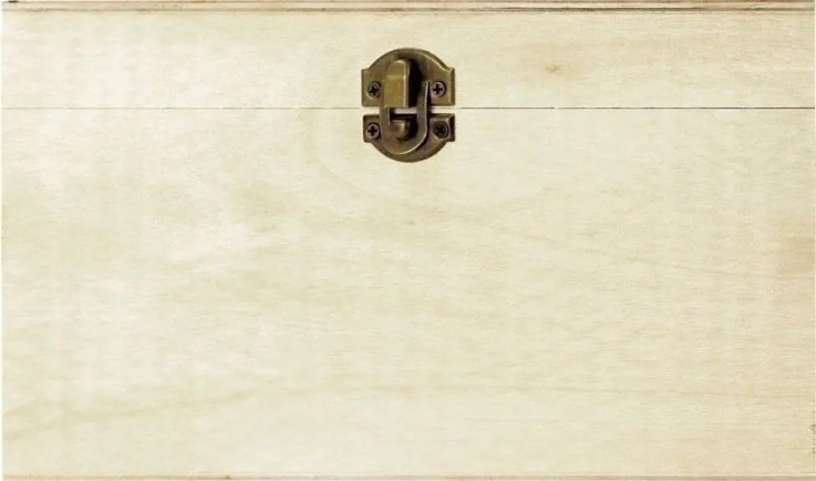 Urne en bois à décorer - 24 x 13 x 16 cm