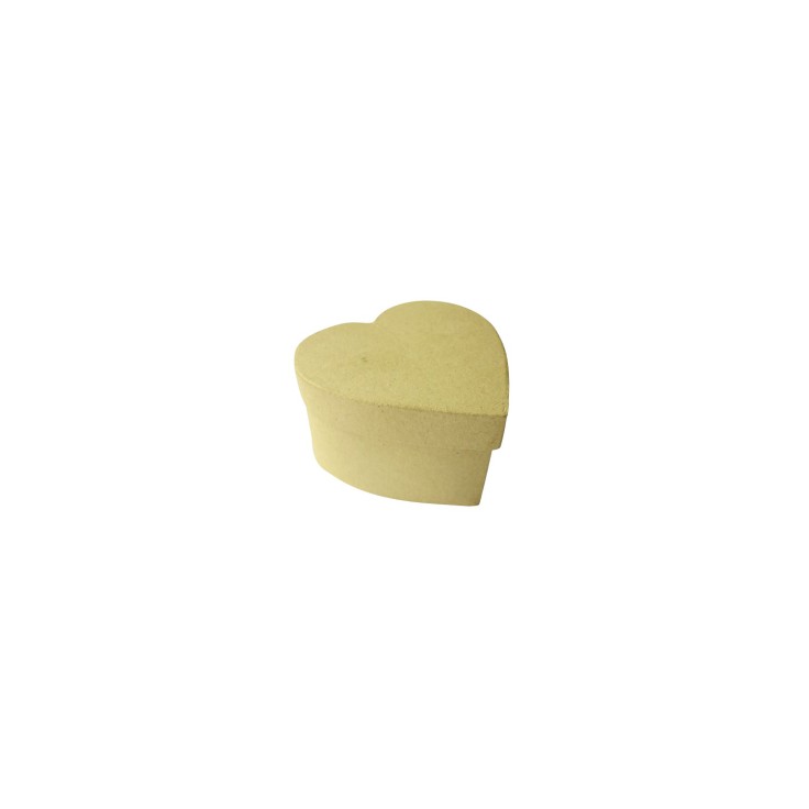 Boîte en carton en forme de cœur - 10,5 x 9,5 x 6 cm